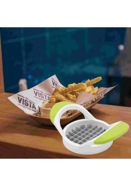 Gösterildiği Gibi Patates Dilimleyici Patates Kızartması Kızartması Sebze Paslanmaz Çelik Mutfak Sarımsak Parçalayıcı Manuel Salatalık Aracı Ricer Kesme Meyve Havuç (Yurt Dışından) indirimleri