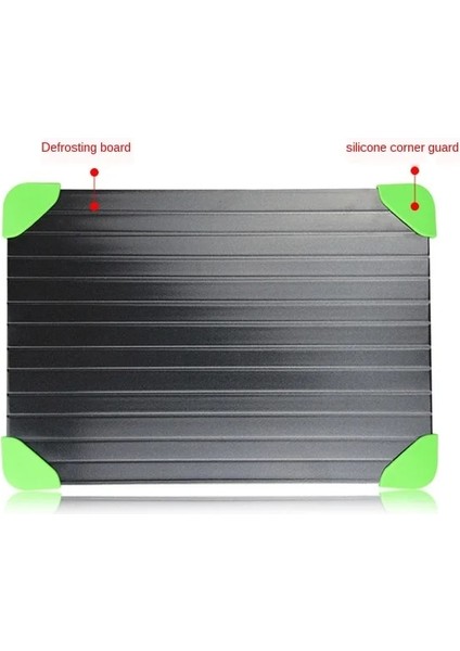 23X16.5X0.3 cm Sıcak Satış Gıda Sınıfı Kişilik Alüminyum Çözdürme Plakası Biftek Dondurulmuş Gıda Et Hızlı Çözdürme Plakası Hızlı Çözülme Et Çözdürme (Yurt Dışından)