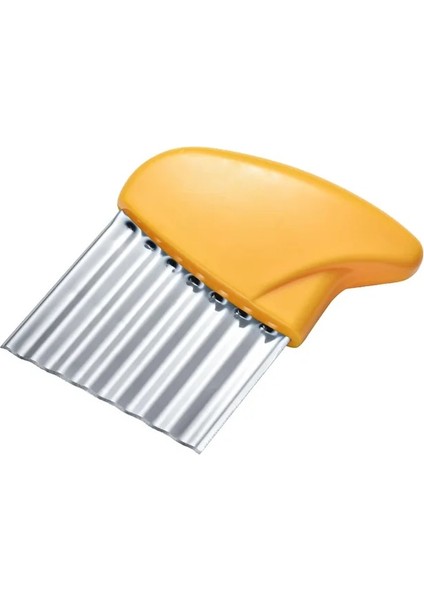 Sarı Patates Cips Dilimleme Kesici Sebze Meyve Oluklu Dalgalı Bıçak Patates Kızartması Patates Doğrayıcı Mutfak Gadget Aksesuarları (Yurt Dışından)