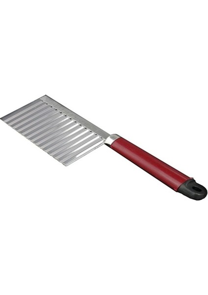 B-Red-3pcs 2 Bıçak Paslanmaz Çelik Ev Patates Kızartması Patates Cipsi Şerit Dilimleme Kesici Kıyıcı Cips Makinesi Yapma Aracı Patates Kesim Kızartması (Yurt Dışından)