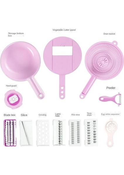 Buğday Unu 12 Adet Çok Fonksiyonlu Sebze Kesici Patates Dilimleme Rende Dilimleme Mutfak Malzemeleri Ev Tel Kazıyıcı Silecek (Yurt Dışından)