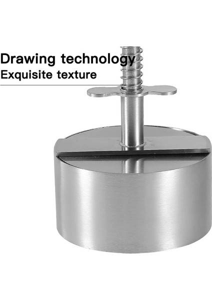 114 mm Manuel Pres Kalıp Izgara Kalbur Et Mutfak Gereçleri 304 Paslanmaz Çelik Hamburger Presi Burger Patty Maker Domuz Sığır Burger (Yurt Dışından) fırsatları