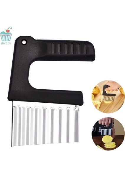 Sarı Paslanmaz Çelik Patates Cipsi Dilimleme Hamur Sebze Meyve Buruşuk Dalgalı Dilimleme Bıçağı Patates Kesici Kıyıcı Fransız Kızartma Makinesi (Yurt Dışından) fiyatları