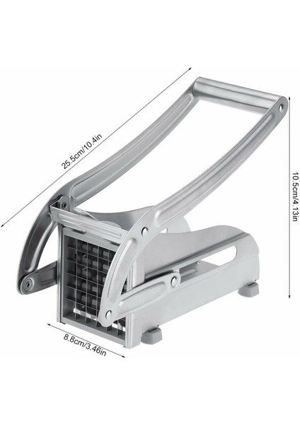Bir Mutfak Manuel Küçük Alet Paslanmaz Çelik Sebze Kesme Makinesi Patates Kızartması Salatalık Dilimleme (Yurt Dışından)
