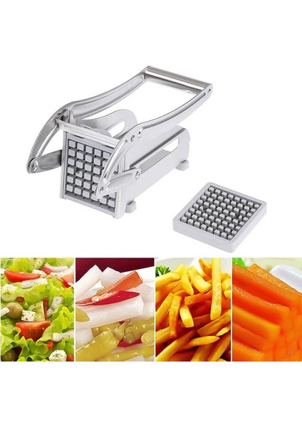 Bir Mutfak Manuel Küçük Alet Paslanmaz Çelik Sebze Kesme Makinesi Patates Kızartması Salatalık Dilimleme (Yurt Dışından) modelleri