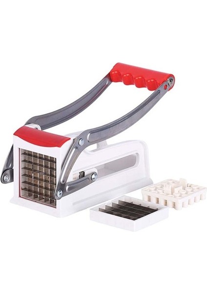 Çok Renkli Kesme Patates Makinesi Çok Fonksiyonlu Paslanmaz Çelik Kesim Manuel Sebze Kesici Aracı Patates Kesim Salatalık Meyve ve Sebzeler (Yurt Dışından)