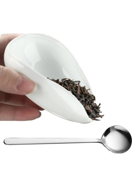 1 Dozaj Bardağı 1 Kaşık Kahve Çekirdeği Seramik Kepçe Paslanmaz Kaşık Çay Ayırıcı Kap Seti Araçları Kahve Tozu Dozaj Kase Seti Çay Aksesuarı (Yurt Dışından) indirimleri