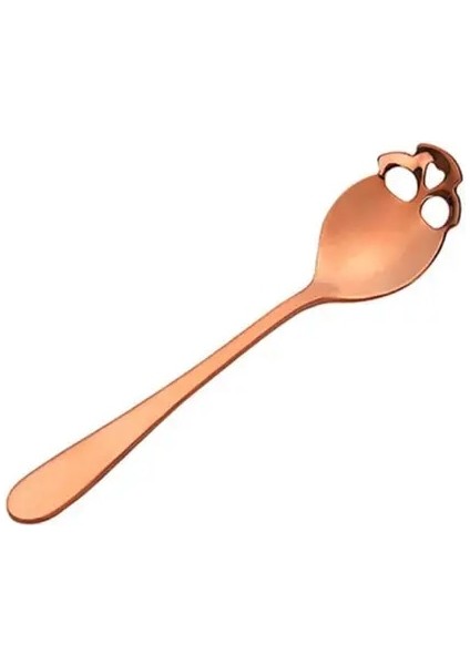 Gül Altın 15.1x3.4x0.25 cm Paslanmaz Çelik Kahve Çay Karıştırma Kaşığı Hediye Kaşık Karıştırma Kaşığı Kaşık Çevre Dostu Paslanmaz Çelik Sofra (Yurt Dışından)