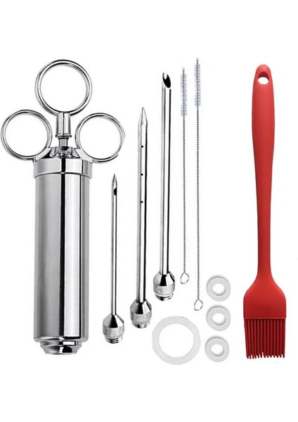 Orijinal Kutusu ile G Paslanmaz Çelik Türkiye Baharat Iğnesi Baharat Şırınga Barbekü Et Lezzet Enjektör Pişirme Araçları Sos Turşusu Şırınga Aksesuarı (Yurt Dışından) fiyatları