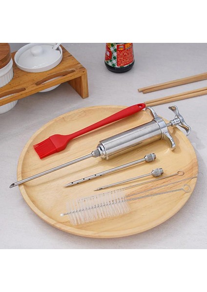 Orijinal Kutusu ile G Paslanmaz Çelik Türkiye Baharat Iğnesi Baharat Şırınga Barbekü Et Lezzet Enjektör Pişirme Araçları Sos Turşusu Şırınga Aksesuarı (Yurt Dışından) indirimleri