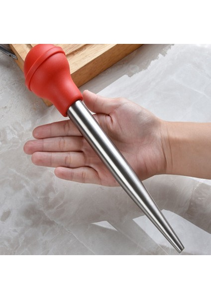 Siyah Barbekü Iğneleri Paslanmaz Çelik Turşusu Enjektör Türkiye Baharat Silikon Pompa Mutfak Eşyaları Barbekü Pişirme Pişirme Için Baster Enjektör (Yurt Dışından)