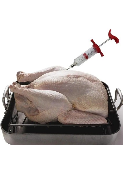 Barbekü Et Şırınga Turşusu Enjektör Kümes Hayvanları Pişirme Sos Gıda Sınıfı Hindi Tavuk Lezzet Baharat Şırınga Aksesuarı Mutfak Gereçleri (Yurt Dışından) fırsatları