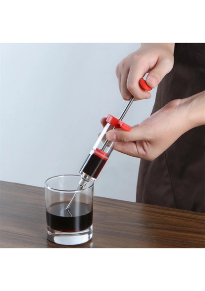 HHU141 1 Takım Et Enjektörü Paslanmaz Çelik Iğneler Baharat Şırınga Turşusu Enjektör Lezzet Şırınga Pişirme Et Hindi Tavuk Barbekü Aracı (Yurt Dışından) fırsatları