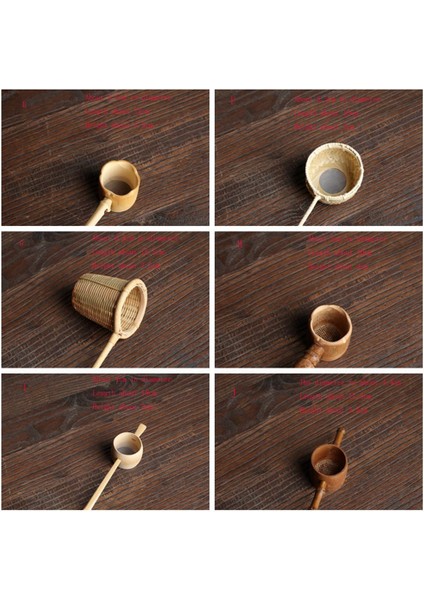 H Pratik Modern Sadelik Çay Süzgeci Bambu Rattan Dayanıklı Çay Sızıntısı Yüksek Sıcaklık Dayanımı Içecek Aksesuarları (Yurt Dışından)
