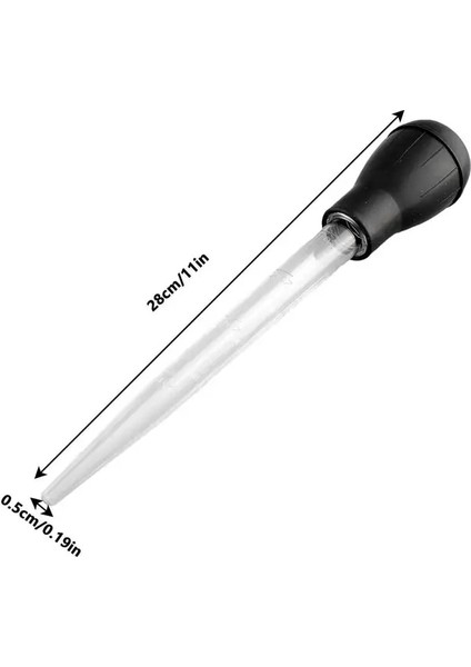 Siyah 30 ml Küçük Plastik Pipet Damlalık Besleme Ilaç Suyu Su Mutfak Pişirme Sıvısı Göz Kulak Okul Laboratuvarı Deney Kaynağı (Yurt Dışından)