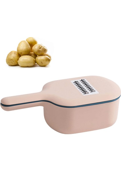 Pembe Çok Fonksiyonlu Patates Havuç Salatalık Mandoline Dilimleme Kesici Rende Öğütücüler Süzgeç/mutfak Meyve ve Sebze Araçları (Yurt Dışından) modelleri