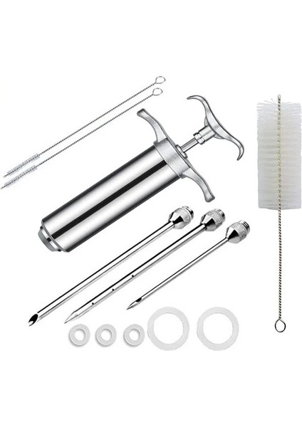 B Paslanmaz Çelik Türkiye Baharat Iğnesi Baharat Şırınga Barbekü Et Lezzet Enjektör Pişirme Araçları Sos Turşusu Şırınga Eki (Yurt Dışından)