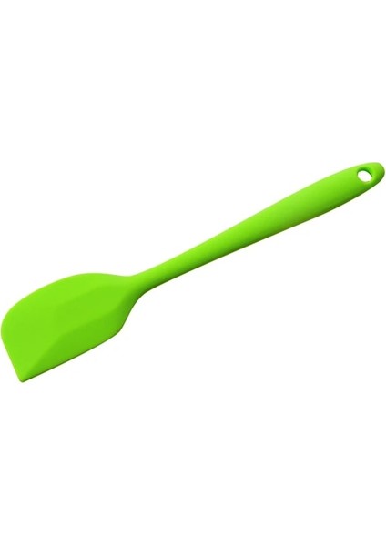 Yeşil Sıcak Dayanıklı Karışım Mutfak Evrensel Kazıyıcı Entegre Kolu Pişirme Kaşığı Blender Tereyağı Silikon Spatula Fırça Karıştırma Hamuru (Yurt Dışından)