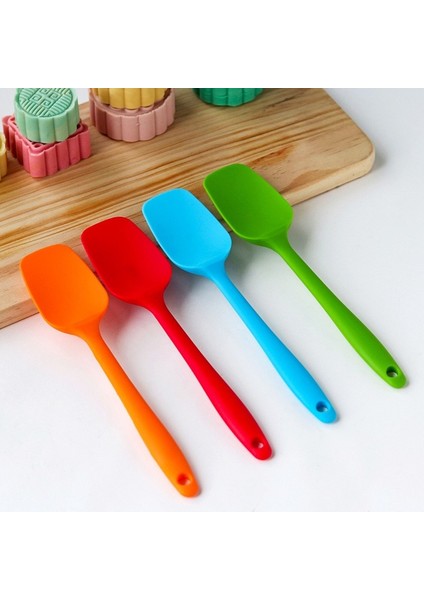 Yeşil Sıcak Evrensel Isıya Dayanıklı Entegre Kolu Silikon Kaşık Kazıyıcı Spatula Kek Dondurma Mutfak Aracı Gereçler Bakeware (Yurt Dışından) modelleri