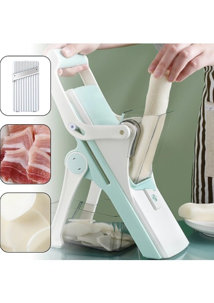 01 5 In 1 Sebze Kesici Mutfak Çok Fonksiyonlu Yiyecek Dilimleyici Manuel Limon Dilimleyiciler Stand Up Kolay Kullanım Gıda Rende Mutfak Gadget (Yurt Dışından) fırsatları