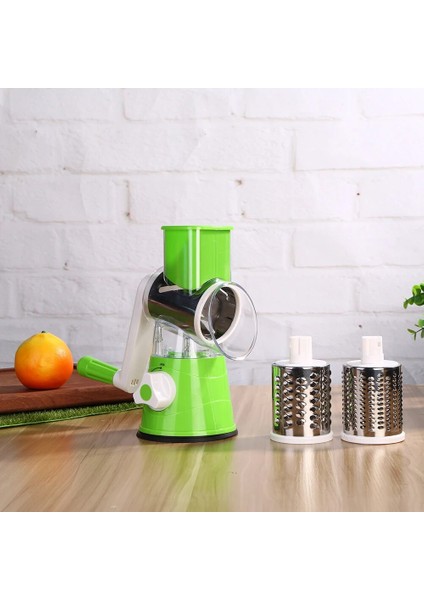 Mavi Manuel Sebze Kesici Dilimleme Mutfak Aksesuarları Çok Fonksiyonlu Yuvarlak Döndür Mandoline Dilimleyici Patates Peynir Mutfak Aletleri (Yurt Dışından) fırsatları