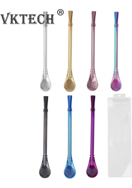 16X2 cm Paslanmaz Çelik Pipet Çay Filtresi El Yapımı Yerba Mate Çay Süzgeci Kabak Yıkanabilir Pipet Çay Aracı (Yurt Dışından)
