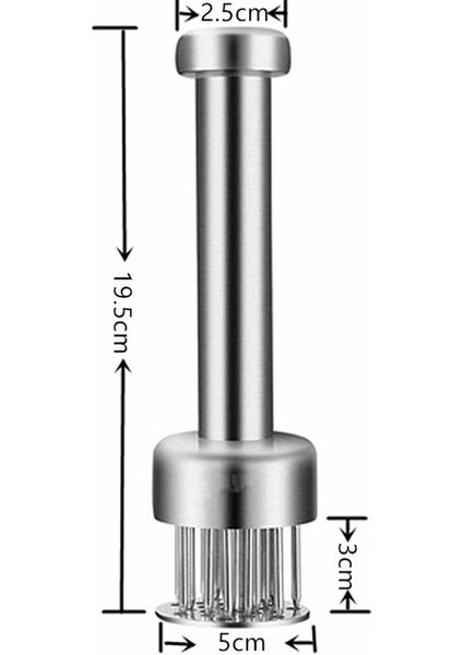 Beyaz 21 304 Paslanmaz Çelik Et Tenderizer Dayanıklı 21 Ultra Keskin Iğne Bıçağı Tenderizer Biftek Sığır Biftek Mutfak Pişirme Araçları (Yurt Dışından)