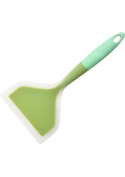 Yeşil Silikon Mutfak Gereçleri Pişirme Gereçleri Spatula Sığır Eti Yumurta Mutfak Kazıyıcı Geniş Pizza Pişirme Araçları Kürek Yapışmaz Spatula (Yurt Dışından)