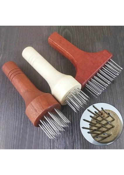 03 Göbek Domuz Derisi Çıtır El Aleti Delik Çekiç Iğne Poke Sivri Iğne Paslanmaz Çelik Hızlı Tenderizer Gevşek Biftek Mutfak Aracı (Yurt Dışından)