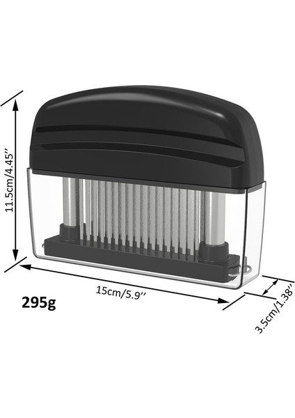 Beyaz A 48 Bıçaklar Iğne Et Tenderizer Paslanmaz Çelik Bıçak Et Sığır Biftek Tokmak Et Tenderizer Çekiç Pounder Pişirme Araçları (Yurt Dışından)