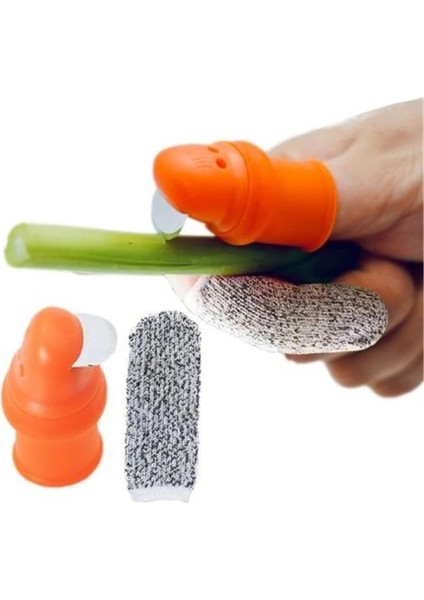 Kavisli Bıçak 5A L (Erkekler) Yeni Silikon Parmak Koruyucu Meyveler Sebzeler Için Bıçaklı Başparmak Bıçak Parmak Koruma Mutfak Aletleri Mutfak Aksesuarları (Yurt Dışından)