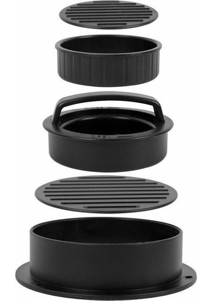 Siyah Maker Yuvarlak Hamburger Presi Yapışmaz Amburger Makinesi Burger Presi Patty Kalıp Et Sığır Izgara Pişirme Aracı Mutfak Aksesuarları (Yurt Dışından) fiyatları