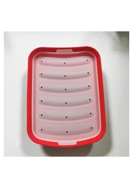 Rd Silikon Sosis Yapımcısı Kalıp Dıy Silikon El Yapımı Hamburger Hot Dog Kalıp Yeniden Kullanılabilir Mutfak Aksesuarları Gadget Kek Pişirme Pasta (Yurt Dışından)