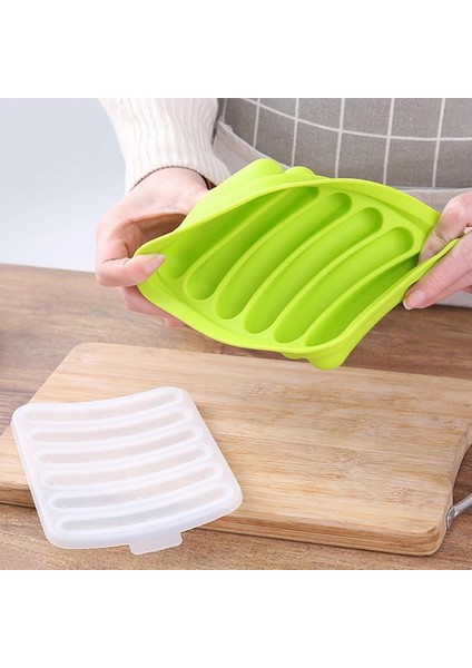 Rd Silikon Sosis Yapımcısı Kalıp Dıy Silikon El Yapımı Hamburger Hot Dog Kalıp Yeniden Kullanılabilir Mutfak Aksesuarları Gadget Kek Pişirme Pasta (Yurt Dışından) fiyatları