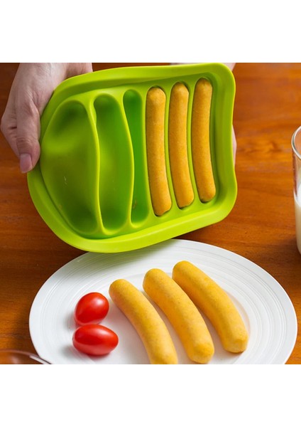 Rd Silikon Sosis Yapımcısı Kalıp Dıy Silikon El Yapımı Hamburger Hot Dog Kalıp Yeniden Kullanılabilir Mutfak Aksesuarları Gadget Kek Pişirme Pasta (Yurt Dışından) fırsatları