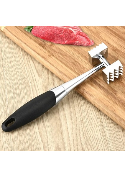 Stil 1 M Et Çekiç Paslanmaz Çelik Iki Tarafı Sığır Eti Tavuk Çırpıcı Tokmak Et Tenderizer Pounders Mutfak Gadget Araçları (Yurt Dışından)