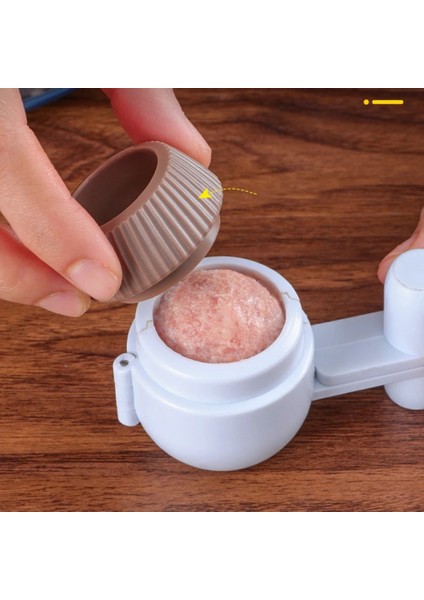 2 Adet/takım Köfte Makinesi Mutfak Balık Topu Pirinç Topu Yapma Kalıp Yapışmaz Diy Et Dolu Sandviç Köfte Şekillendirici Et Araçları (Yurt Dışından)