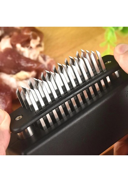 48 Bıçak B 24/48 Bıçaklar Iğne Et Tenderizer Paslanmaz Çelik Bıçak Et Sığır Biftek Tokmak Et Tenderizer Çekiç Pounder Pişirme Araçları (Yurt Dışından) indirimleri