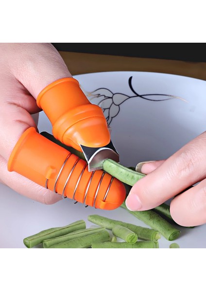 08 5.1x2.3 cm Silikon Başparmak Mes Vinger Koruyucu Dişliler Snijden Groente Oogsten Mes Bıçak Bitki Bıçak Schaar Tuin Handschoenen (Yurt Dışından) modelleri
