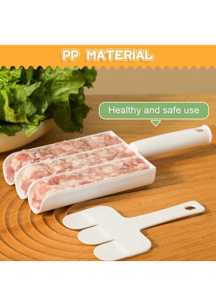 Set-Kalıp-Fırça Plastik Köfte Yapma Makinesi Seti Mutfak Aletleri ve Aksesuarları Kızarmış Balık Dana Eti Yapma Topları Kalıp Ev Yemek Kaşığı Et Gadget'ı (Yurt Dışından) modelleri