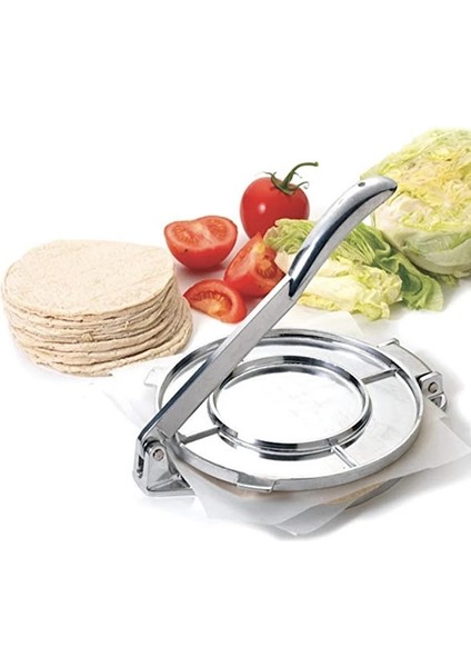 16 cm Çok Fonksiyonlu Hamur Presleme Aracı Meksika Pasta Basın Gözleme Tortilla Makinesi Ev Restoran Mutfak Bakeware Aracı Pişirme (Yurt Dışından)