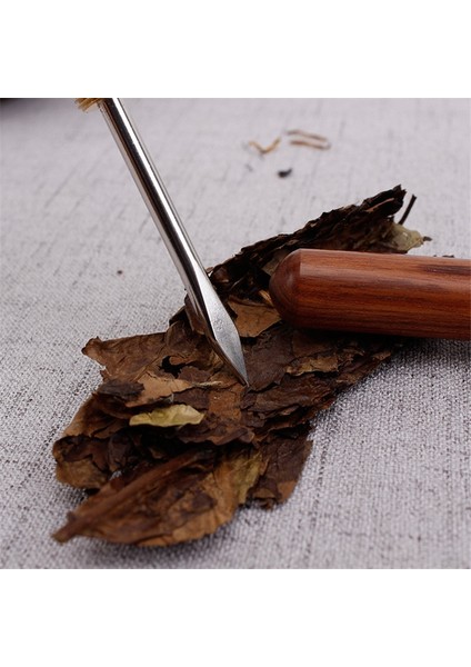 02 1 Adet Paslanmaz Çelik Siyah Sandal Ağacı Çin Puer Çay Iğne Kesici Şam Çay Bıçağı Pro Kırma Meraklı Çay Tuğla Araçları (Yurt Dışından) fırsatları