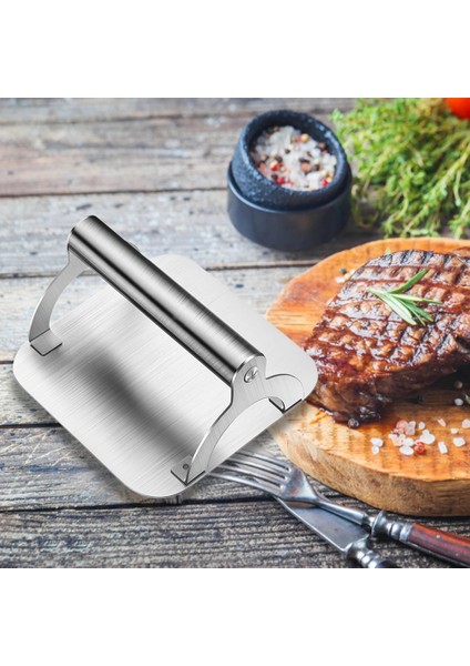 Hamburger Eti Basın Makinesi Isıya Dayanıklı Sığır Izgara Basın Kalıp Yapışmaz Antirust Pürüzsüz Dayanıklı Pratik Mutfak Aksesuarları (Yurt Dışından)