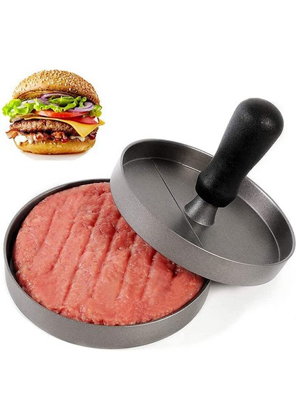 Gri Metal Hamburger Et Presi Manuel Burger Şekillendirme Makinesi Profesyonel Patty Pirinç Topu Kalıp Yardımcı Mutfak Aletleri (Yurt Dışından) modelleri