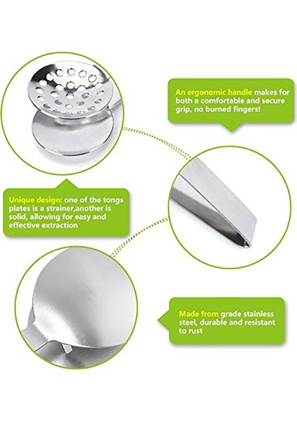 1 Adet 1 Adet Paslanmaz Çelik Çay Poşeti Sıkacağı Maşa Süzgeç Kavrama Yuvarlak Çay Poşeti Sıkacağı Mutfak Aracı Limon Dilim Klip (Yurt Dışından) modelleri