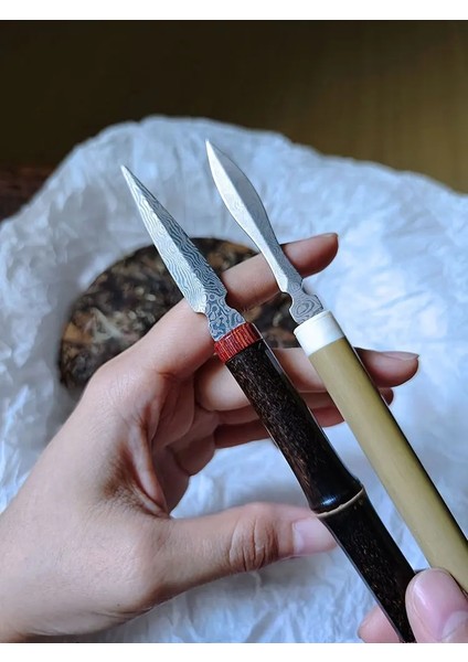 Style4 Bambu Çay Bıçağı Meraklı Teaware El Yapımı Çin Puer Metal Çay Bıçağı Çay Iğnesi Çay Töreni Kung Fu Çay Töreni Caja De Te (Yurt Dışından) fırsatları