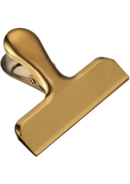 Büyük E 1 Adet Taşınabilir Büyük Altın Paslanmaz Çelik Hava Geçirmez Çanta Klipsi Mutfak Için Mükemmel Erişim ve Ofis Klipleri Gıda Çip Çanta Klipsleri (Yurt Dışından) fiyatları