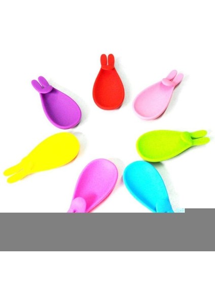 Rastgele 1 Adet 1/3 Adet Tavşan Şekli Silikon Çay Poşeti Klipleri Tutucu Sofra Demlik Dekorasyon Drinkware Rastgele Renk Bardak Kupa Asılı Çay Poşeti (Yurt Dışından)