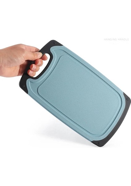 M 20 32 cm Buğday Samanı Kesme Tahtası Sebze Et Kesme Tahtası Asılı Delik Yayılma Önleme Mutfak Aksesuarı Sarımsak Taşlama (Yurt Dışından)