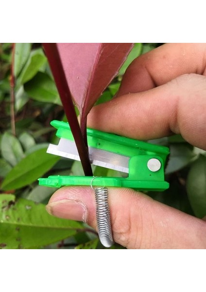 Yeşil Çok Fonksiyonlu Başparmak Bıçak Bahçe Budayıcı Meyve Toplama Cihazı Güvenli Meyve Bıçağı Aracı Kesme Bıçağı Yüzükler Parmak Koruyucu Yakalayıcı (Yurt Dışından)